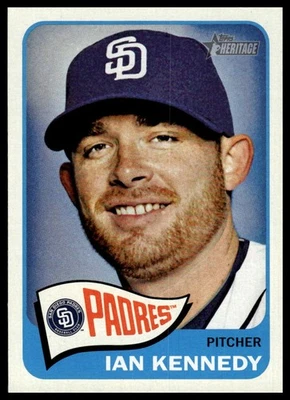 2014 Topps Heritage Ian Kennedy #193 - Image 1 of 2