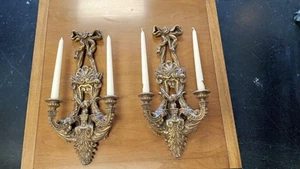 PAIR OF GUILD  WALL SCONCES  - Picture 1 of 17