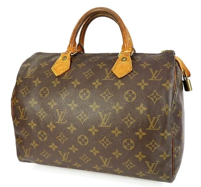Authentic LOUIS VUITTON Speedy 30 Monogram Boston Handbag Purse #62303 - Image 1 of 4