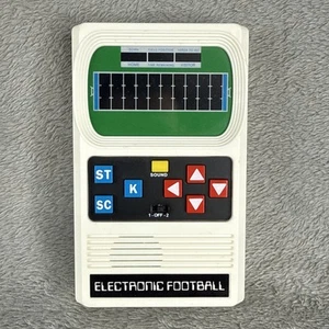 Retro Basic Fun Electronic Mattel Football Handheld Game Tested Works Great - Picture 1 of 12