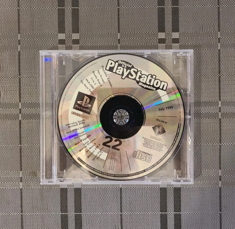 Playstation Magazine July 99 Issue 22 (PS1, Video Game) Like New Used Condition  - Image 1 of 1