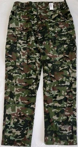 Colombia Army Camaleon Green Camo Pant Size 34 X 29 Used A20 - Picture 1 of 2