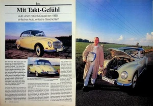 Oldtimer Praxis 1442) Auto Union 1000 S Coupe Restaurierung - ein interessanter - Bild 1 von 2