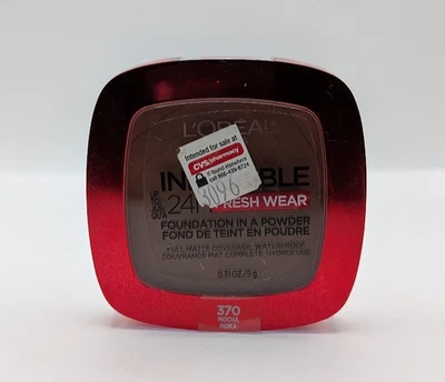 L'Oreal Paris Makeup Infallible Fresh Wear Foundation In A Powder 370 Mocha - Image 1 of 2