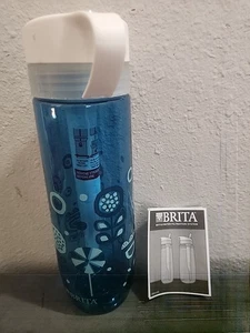 Brita Hard Sided Water Bottle with Filter System Blue 23.7 oz READ DESCRIP! - Picture 1 of 4
