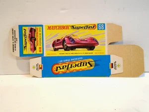 Matchbox Superfast 68 Porsche 910 - Caja nunca plegada como nueva - Lesney - Imagen 1 de 2