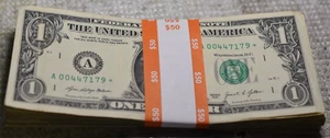 BULK SALE 50  $1.00 DOLLAR STAR NOTES UNSEARCHED 2013 2017 2017A MANY YEARS  - Picture 1 of 1