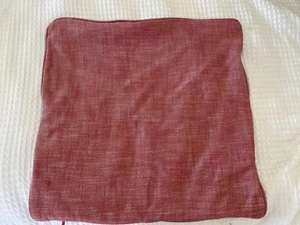 Restoration Hardware Pillow Cover Red Square 20” X 20” Item #5965 *No Pillow* - Picture 1 of 7