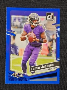 2023 Panini Donruss - Lamar Jackson #18 Press Proof Blue - Picture 1 of 2