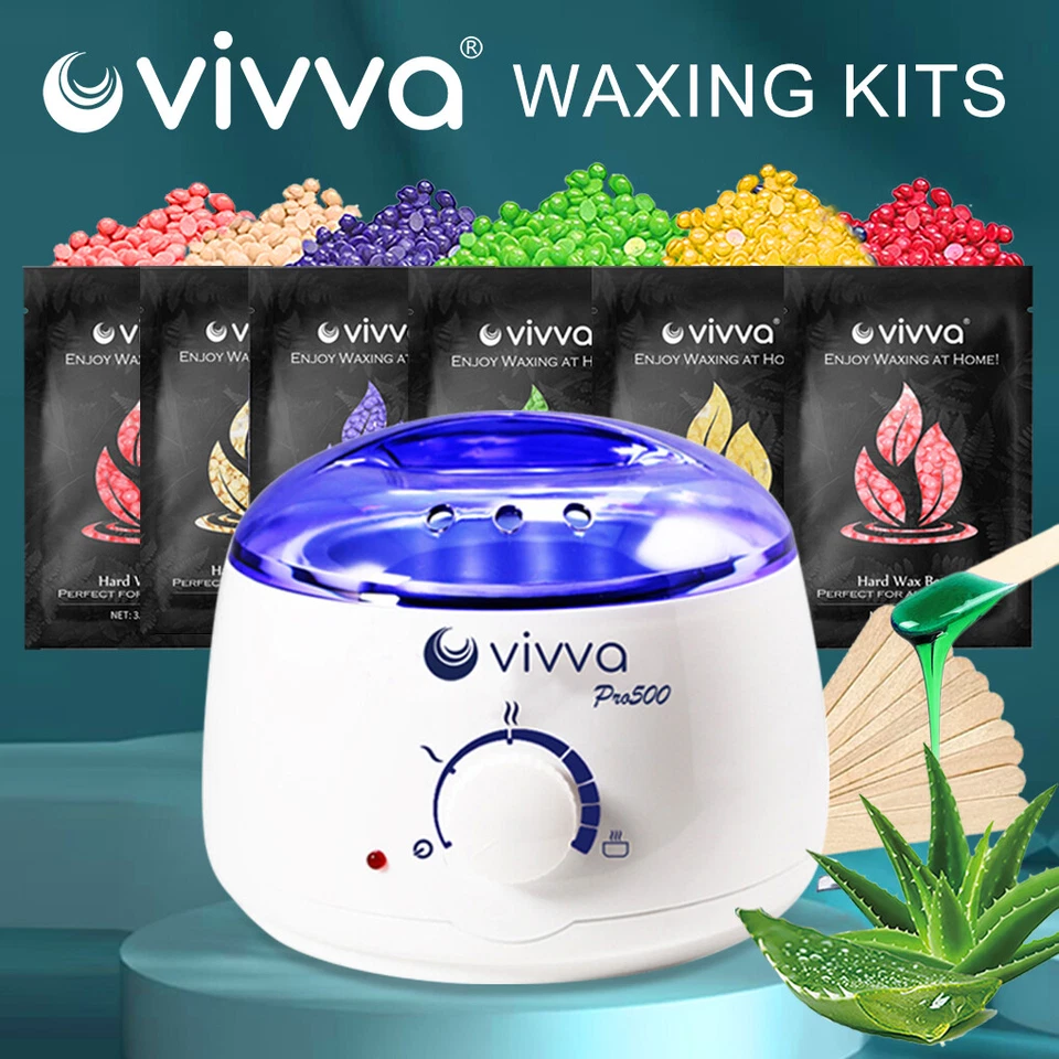 VIVVA Wax Pot Wax Warmer Hard Wax Bean Body Remover Heater Waxing Machine Kit - image 1 of 4