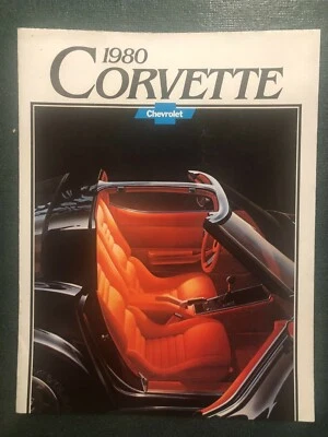 Folleto de ventas original de Chevrolet Corvette 1980 Foto 1 de 4