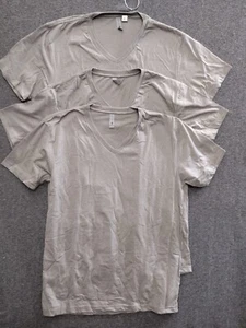 Next Level T-Shirt V-Ausschnitt 3er Pack hellbraun Unisex Gr. L - Bild 1 von 9