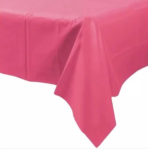 Mantel de plástico rosa 54 X 108 - Imagen 1 de 2