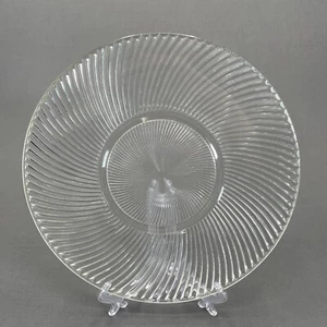 Federal Glass Diana Round Serving Platter 11 1/2" Clear Depression Glass - Picture 1 of 8
