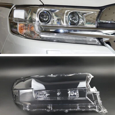 1 peça tampa de lente de farol dianteiro direito para Toyota Land Cruiser 2016-19 - Imagem 1 de 4