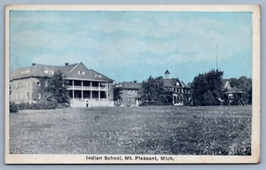 Indian School Mount , Pleasant MICH. Postcard c1925 - Picture 1 of 2
