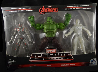 Marvel Legends Vison Hulk Avengers Infinity serie paquete de 3 Target exclusivo 2015 Foto 1 de 4