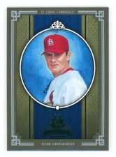 2005 Donruss Diamond Kings Framed Green Jason Isringhausen 34/50 St. Louis