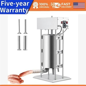 🚜🎁Electric Sausage Stuffer 51LBS/25L With 4 Stuffing Tubes for Home Commercial - Picture 1 of 7