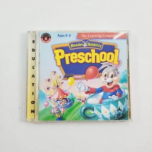 Reader Rabbit's Preescolar Edades 3-5 PC CD-ROM Learning Company 1998 Globo Rojo - Imagen 1 de 5