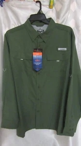 MEN`S HABIT L/S RIVER SHIRT SIZE XL (EXTRA LARGE) NEW W/T BRONZE GREEN - Picture 1 of 11