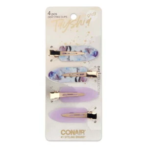 Tayshia by Conair Dent-Free Hair Setting Clips, Assorted Colors, 4-Count - Picture 1 of 9