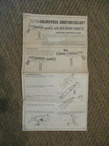 Galería de Tiro Lite Blaster de Colección Objetivos Barón Rojo SOLO HOJA DE INSTRUCCIONES - Imagen 1 de 3