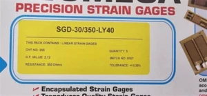 Omega SGD-30/350-LY40 Extra Long Linear Strain Gages for Non-Homogenous Material - Picture 1 of 3