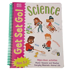 Miles Kelly Get Set Go Science Wipe Clean Activities Ages 5-7 Homeschool - Picture 1 of 5