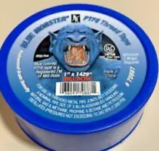 Blue Monster Tape 70886 PTFE Pipe Sealing Thread Tape 1" X 1429"
