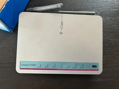 Speedport W500V DSL-Modem ADSL2+, DSL bis 16 Mbit/s, WLAN-Router bis 54 Mbit/s - Bild 1 von 4