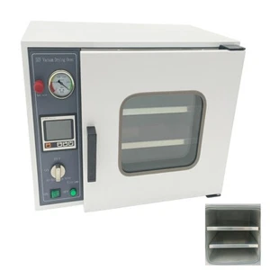 0.9 Cu Ft Digital Vacuum Drying Oven Heating Process Cabinet 110V 2shelves 600W - Picture 1 of 24