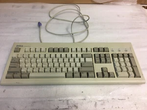 VINTAGE Dell Quietkey PS/2 Mechanical Keyboard Model RT7D5JTW Wired - Picture 1 of 4