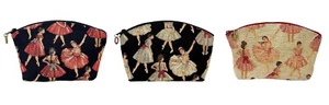 Belle Branche Pouch Ballerina Pattern L size with Belgian Fabric BePink 3 colors - Picture 1 of 14