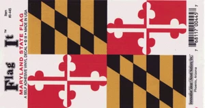 Maryland - Calcomanía de bandera del estado - Imagen 1 de 1