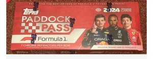 2024 Topps Paddock Pass F1 Formula 1 Racing Factory Scatola sigillata per hobby 1 scatola - Foto 1 di 1