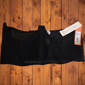 Colsie Women's Medium Black Underbust Corset Mesh Goth Underwire NEW - Picture 1 of 4
