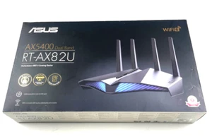 Asus AX5400 Dual Band RT-AX82U Performance WiFi 6 Gaming Router Wlan OVP - Picture 1 of 5