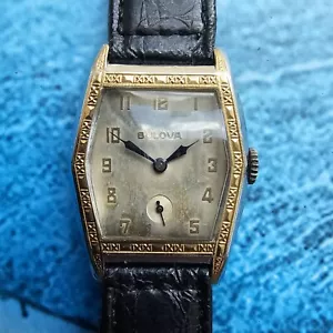 Vintage Bulova Art Deco Hand-Winding Men's Watch Cal 10AN - Picture 1 of 11
