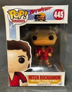 Funko Pop BayWatch Mitch Buchanon Vinyl Figure with Stickers attached, EX - Picture 1 of 7