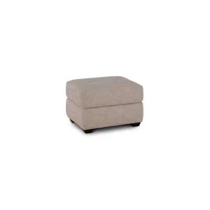 Oak Furnitureland Turin Storage Footstool Clay Fabric Ottoman Pouffe - Picture 1 of 10