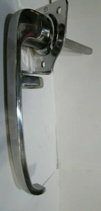 SS Steel Padlock Handle, Through Mount, 5/16" Square Shaft - Picture 1 of 8