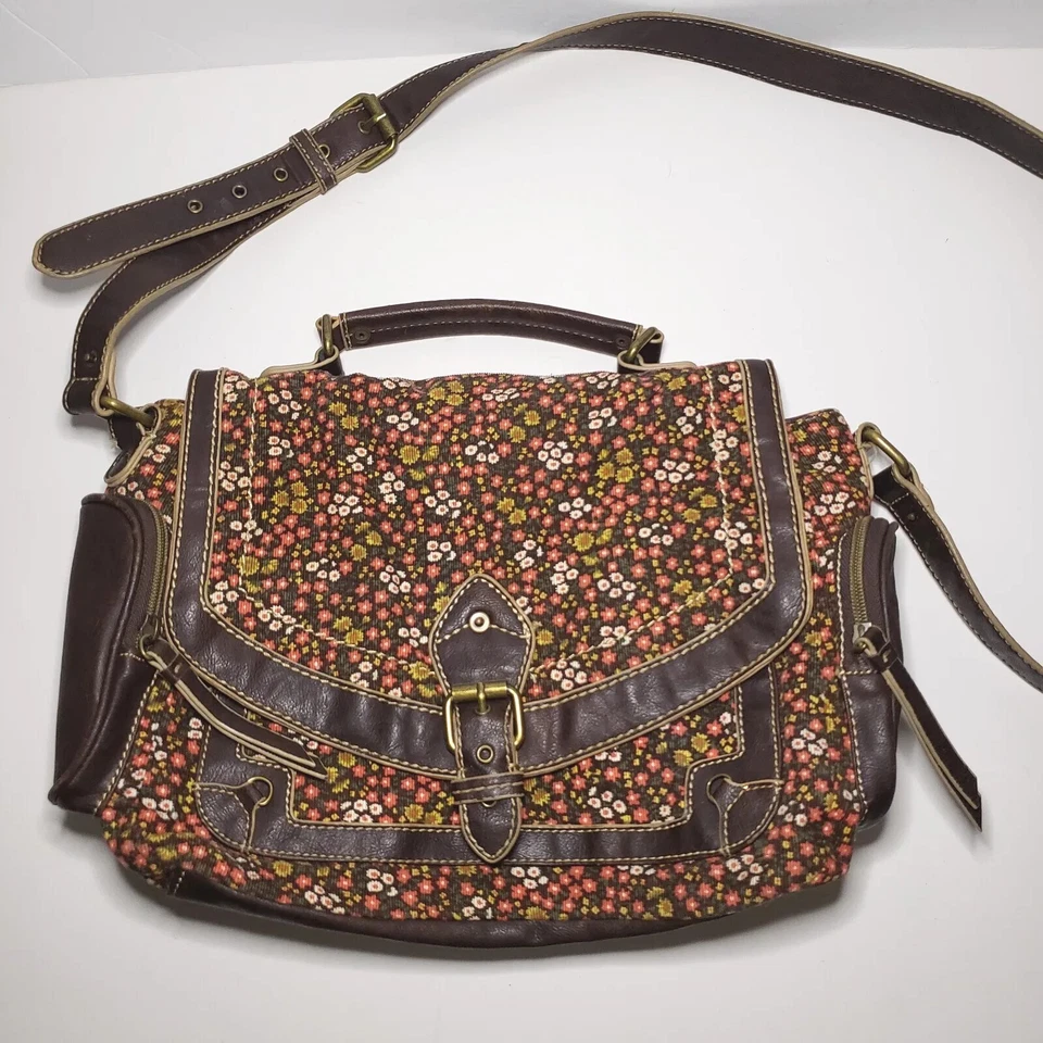 Женская винтажная сумочка через плечо Nine West коллекция America цветочный вельвет богемное дерево - Изображение 1 из 4