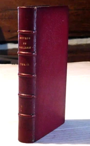 OEUVRES DE MOLIERE Vol 2: L'Escole des Maris, etc. 1682 1ST ILLUSTRATED ED. - Picture 1 of 7