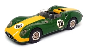 Western Models 1/43 Scale Built Kit CBT42 - 1958 Lister Jaguar Race Car #28 - Picture 1 of 5