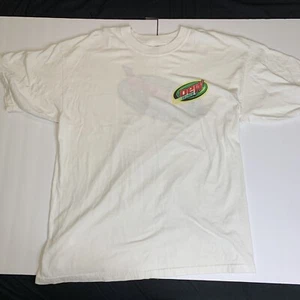 Vintage Mountain Dew Soda T Shirt Size Xl White 90s - Picture 1 of 4