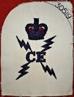 Royal Navy - Chief Control Electrician QC Trade Patch, Naval Rank, Embroidered