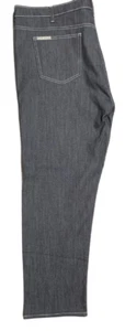 JEANS 48 x 29 BLUE WITH WHITE STITCH RAW DENIM JEANS RETAIL $500 by BLUE DELTA - Picture 1 of 5