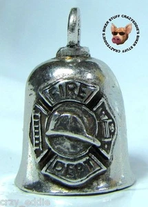 FIRE DEPARTMENT FIRE FIGHTER GREMLIN RIDE BELL ** MADE USA ** MOTORCYCLE BIKER  - Bild 1 von 5