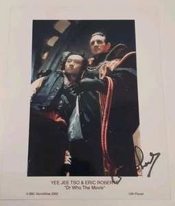 Autograph 10x8  Doctor Who The Movie Hand Signed Eric Roberts Yee Jee Tso 10x8 - Picture 1 of 2